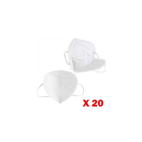 Masque De Protection Respiratoire Type Ffp2 Norme Kn95 (Boite De 20) | Cv-Ffp2-Std-X20