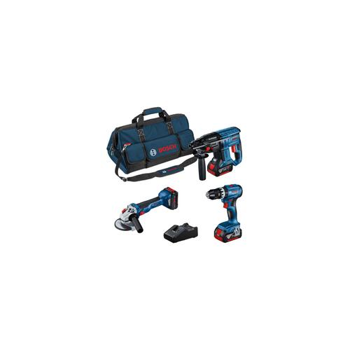 Pack 3 outils + 2 Batteries + 1 Chargeur + Sac | 0615990N29 - Bosch