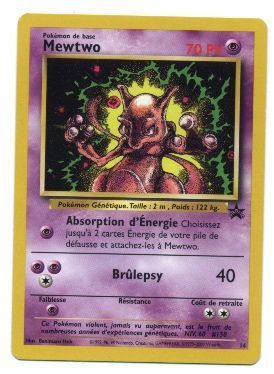 Pokemon Promo Carte Francaise Black Star N 14 Mewtwo Rakuten