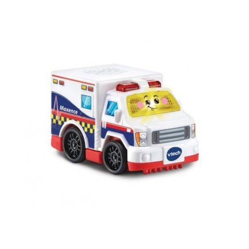 Tut Tut Bolide - Maxence Urgence Ambulance - Vehicule Secours Sos City, Serie Pro - Set Voiture Interactive Enfant Et Carte
