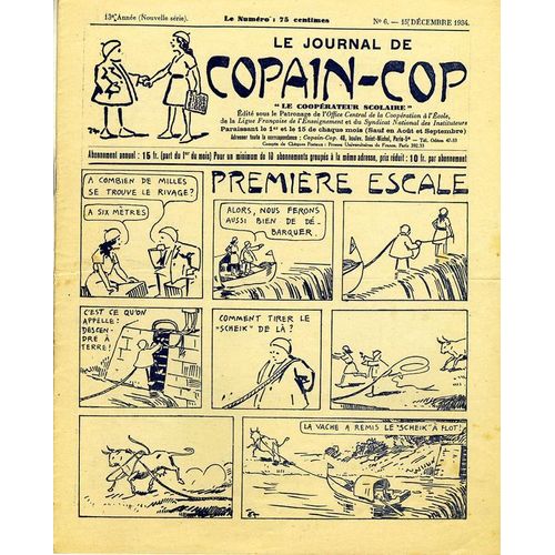 Le Journal De Copain-Cop  N° 6 : Première Escale