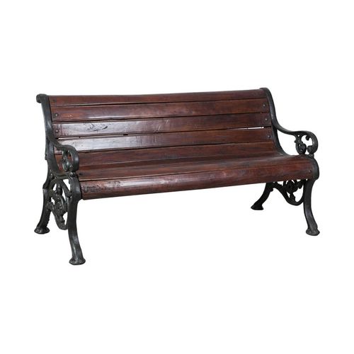 Banc En Bois Massif Et Fonte L145xpr65xh77 Cm