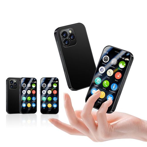 XS17 Pro 3G Mini Smartphone 3,0 pouces Android 9.0 RAM 2Go ROM 16Go 1000mAh Double SIM Telephone Noir