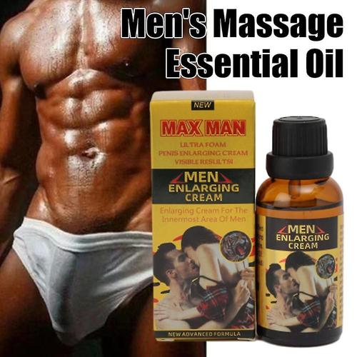 Huile De Massage D'agrandissement Pour Hommes Max Man, 30 Ml