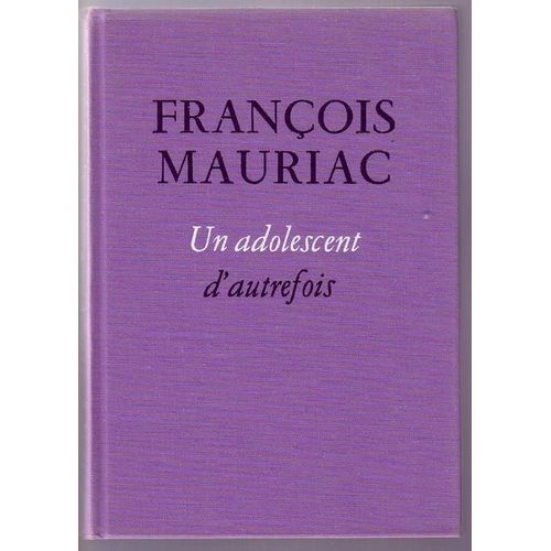Un Adolescent D'autrefois
