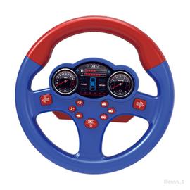 Volant de voiture Jouets - simulateur de conduite - son et lumière - bleu  et rouge