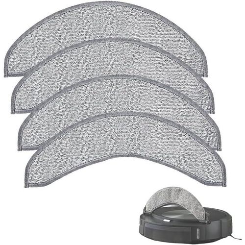 Chiffons de rechange lavables pour aspirateur robot iRobot Roomba Combo J7+/J7 (ne convient pas pour Roomba J7/J7+) - Lot de 4