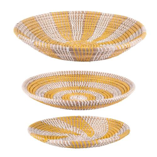 Set De 3 Coupes Jonc Jaune