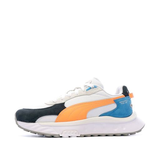 Basket Blanche Garçon Puma Wild Rider