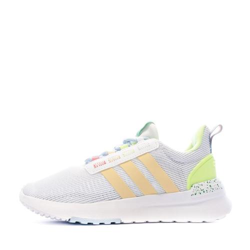 Baskets Blanches Filles Adidas Racer Tr21 K