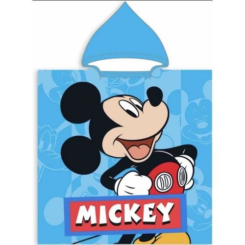 Mickey Disney - Poncho De Bain À Capuche 55 X 110 Cm