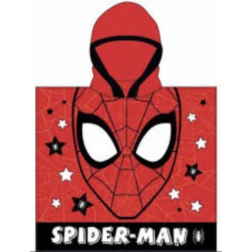 Spider Man - Poncho De Bain À Capuche 55 X 110 Cm