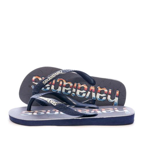 Tongs Marine Havaianas Logomania Print