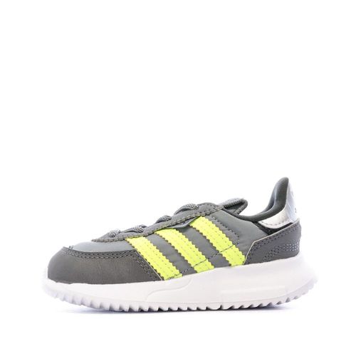 Basket Grise Garçon Bébé Adidas Retropy F2 El I