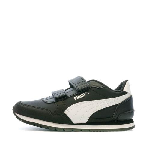 Baskets Noir Garçon Puma Runner