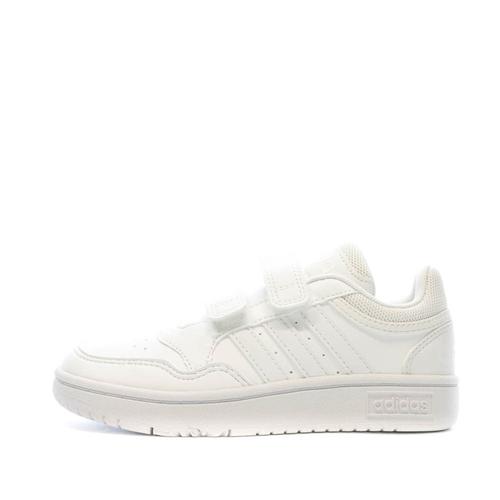 Baskets Blanches Garçon Adidas Hoops