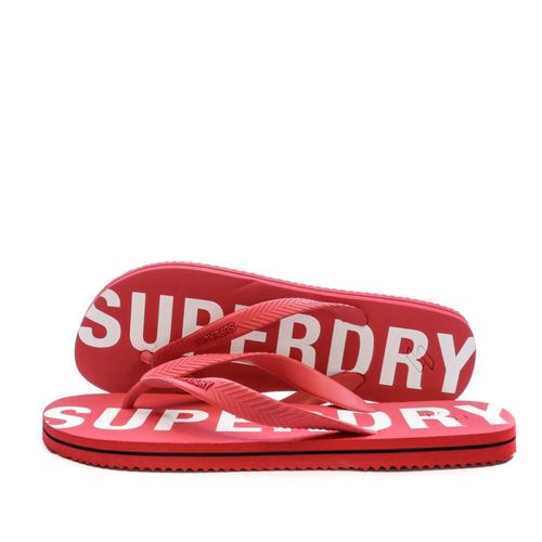 Tongs Rouge Homme Superdry Code Essential