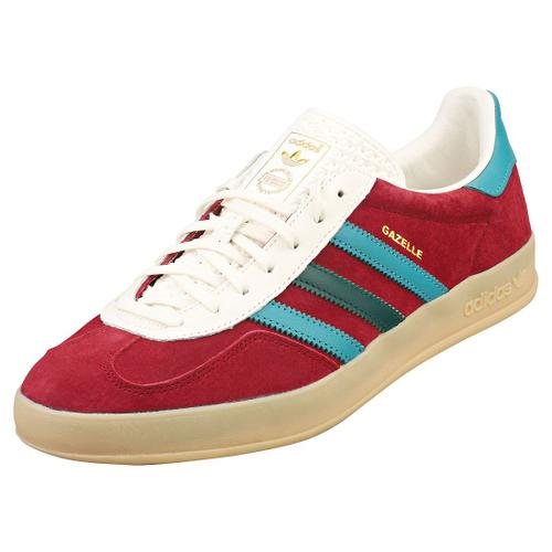 Adidas Gazelle Indoor Baskets Burgogne Vert