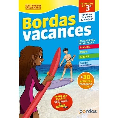 Je Rentre En 3e, Révisions De La 4e En 30min/Jour