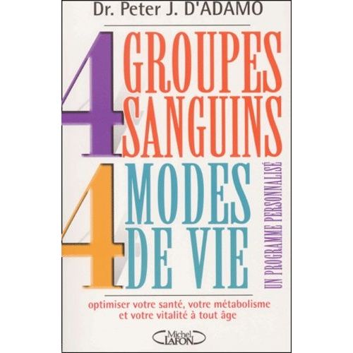 4 Groupes Sanguins, 4 Modes De Vie