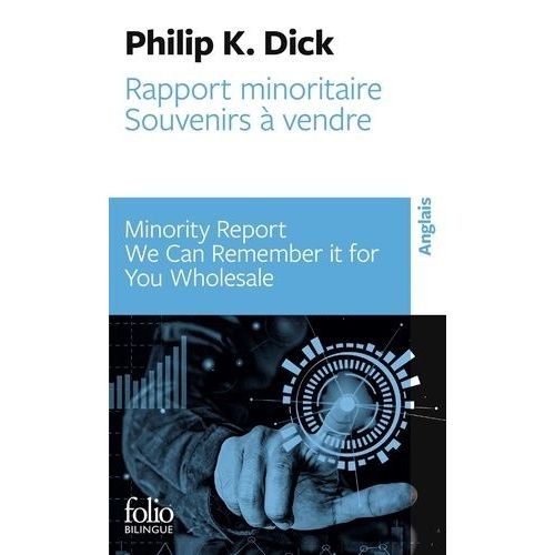 Rapport Minoritaire - Suivi De Souvenirs À Vendre, Édition Bilingue Français-Anglais