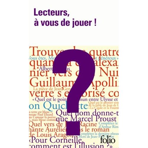 Lecteurs, À Vous De Jouer !