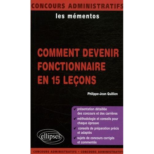 Comment Devenir Fonctionnaire En 15 Leçons