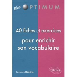 Cahier de vocabulaire - 45 séquences pour de Pierre Couturier - Grand  Format - Livre - Decitre