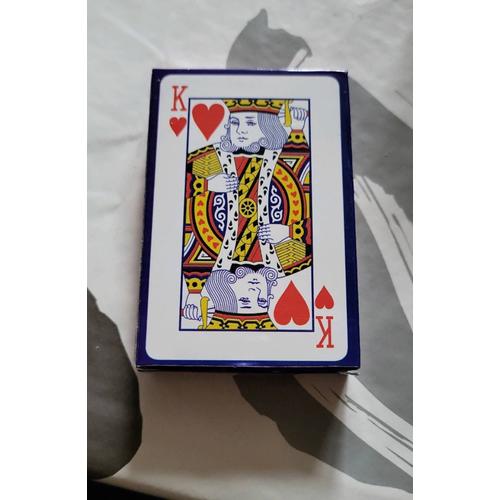 1 jeu de 54 cartes poker, bridge, rami, belote, piquet, manille