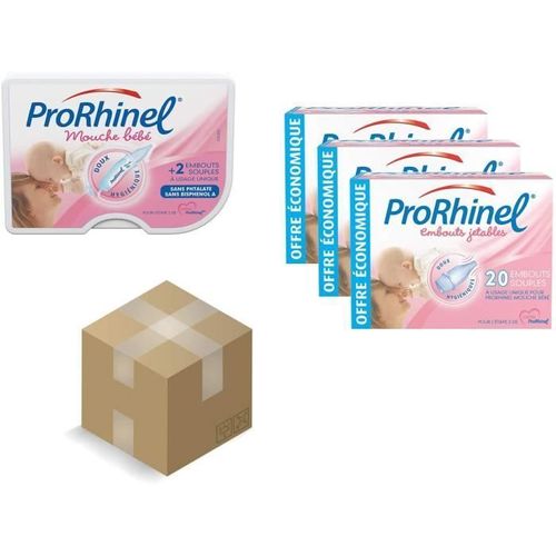 Prorhinel Coffret Fidélité Maman, Contient Un Mouche Bébé Et 3 Boites De 20 Embouts Jetables A30