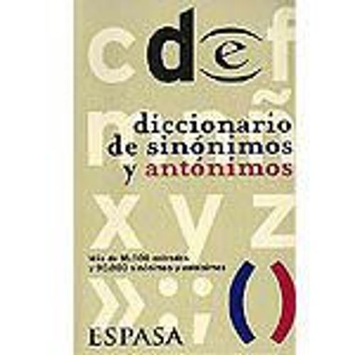 Diccionario De Sinonimos Y Antonimos