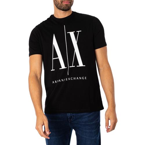 Armani Exchange T-Shirt Graphique, Noir