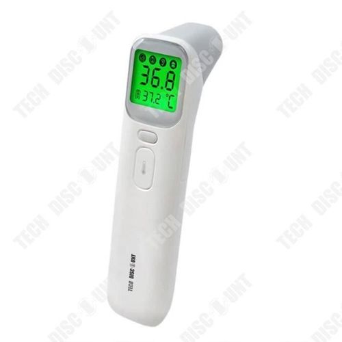Td® Thermomètre Frontal Numérique Instrument De Surveillance De La Température À Affichage Lcd Numérique Sans Contact Blanc