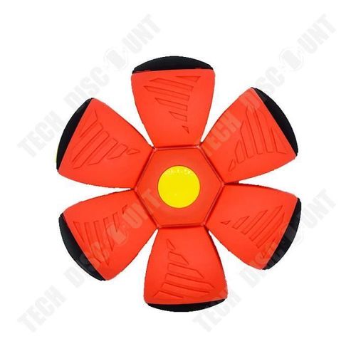 Td® Étape Élastique Sur La Balle Déformation Évent Volant Disque Jouet Sports De Plein Air Pour Enfants Volant Disque Balle Jouet