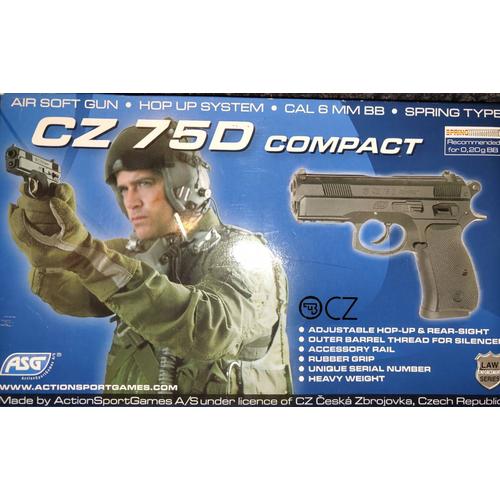 Réplique Airsoft Cz 75d Compact 0.4 Joule