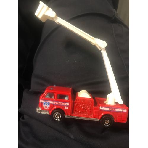 Camion Sapeurs-Pompiers Americain Miniature - N.207 - Majorette - 1/100