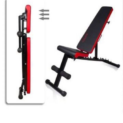 Banc De Musculation Pliant Universel Avec Une Capacité De Charge De 300 Kg, En Acier Tubulaire/Recta