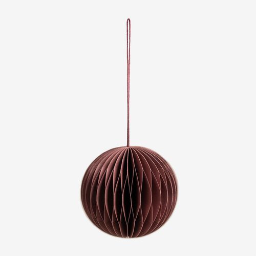 Pack De 6 Boules De Papier Nid D'abeille Elsa Cèdre Rouge