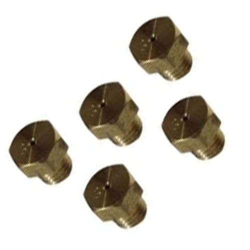 Lot de 5 injecteurs gicleur métahne butane propane 6m0 d'origine Plaque de cuisson (00537525 )