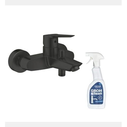 Grohe - Mitigeur bain douche mécanique GROHE Start noir + nettoyant GrohClean - Noir