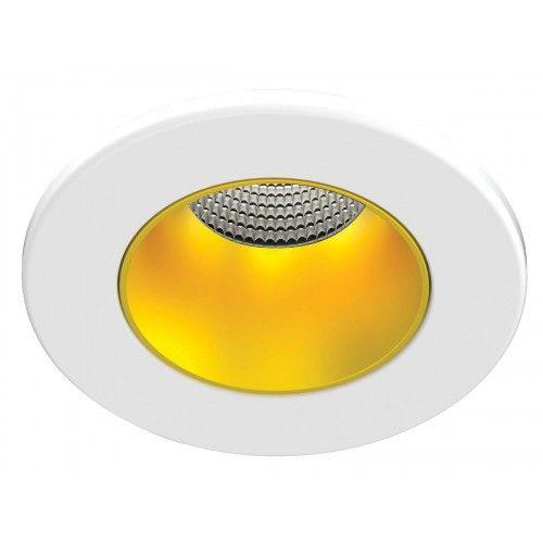 Spot LED encastré fixe EF8 - 7W - 3000K-4000K - blanc/doré ARIC