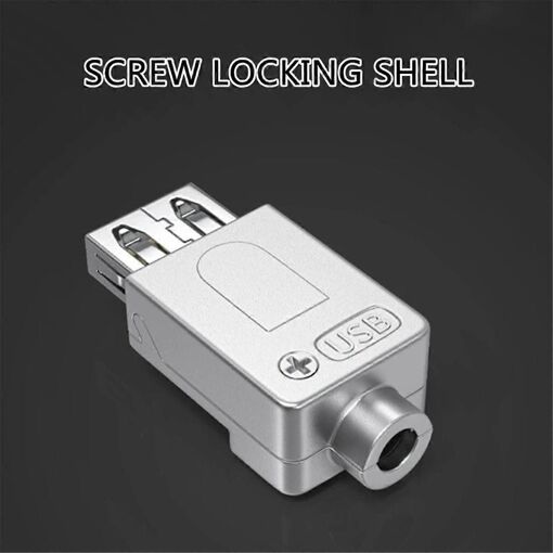 Adaptateur USB 2.0 sans soudure, boîtier métallique, bornier USB 2....