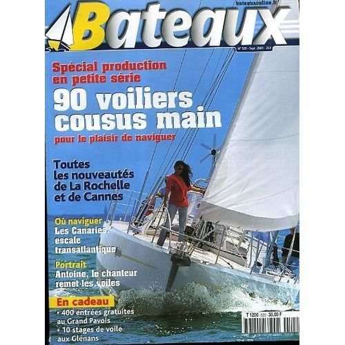 Bateaux  N° 520 : 9o Voiliers Cousus Main