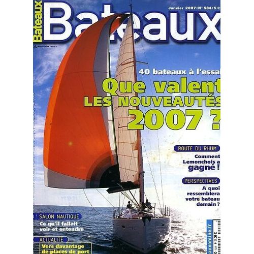 Bateaux  N° 584 : Que Valent Les Nouveautés 2007