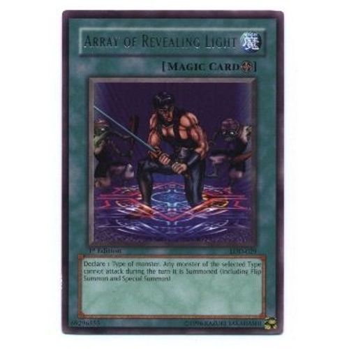 Yugioh Us Série Lod Carte Rare N° Lod-029 Array Of Revealing Light