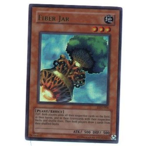 Yugioh Us Série Lod Carte Ultra Rare Holo N° Lod-056 Fiber Jar