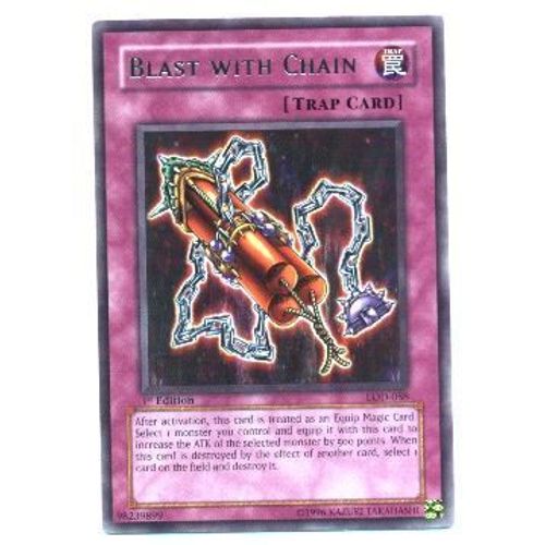 Yugioh Us Série Lod Carte Rare N° Lod-088 Blast With Chain