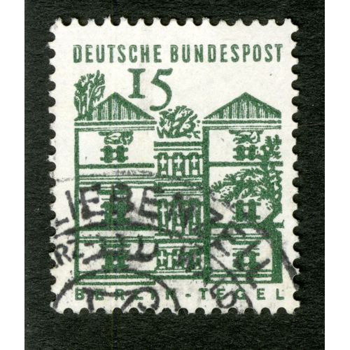 Timbre Oblitéré Deutsche Bundespost, Berlin - Tegel, 15