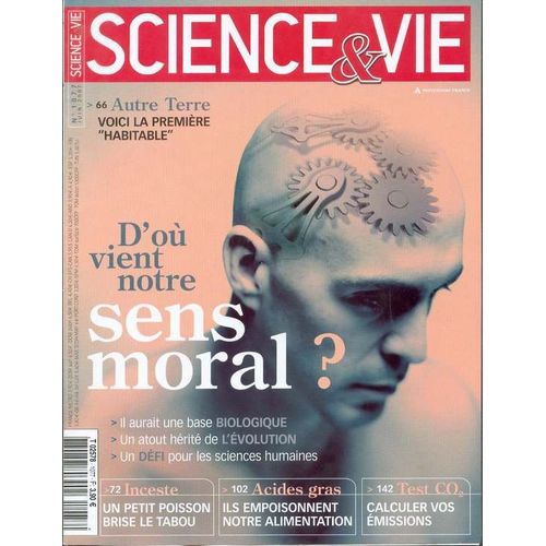 Science & Vie  N° 1077 : D'où Vient Notre Sens Moral ?