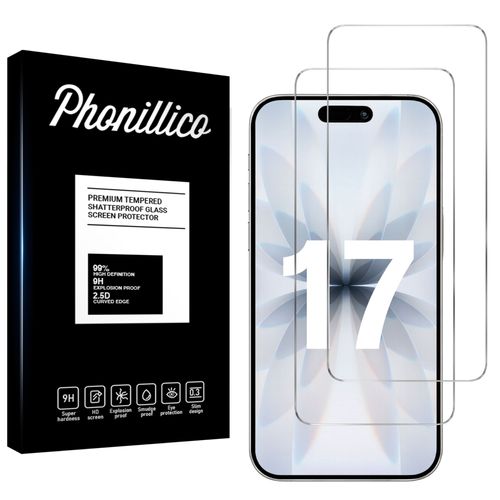 Verre Trempé Pour Iphone 17 [Pack 2] Film Vitre Protection Ecran Phonillico©
